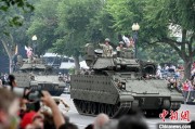 八卦六爻美国纪念陆军成立250周年阅兵仪式在华盛顿举行